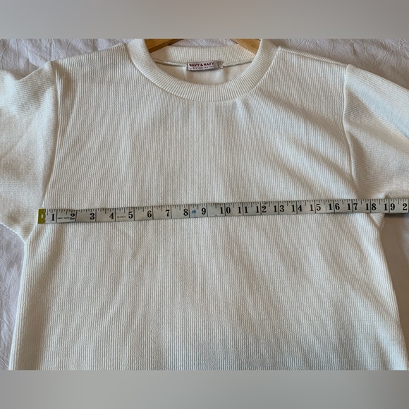 Vintage Boxy Fit Ribbed 3/4 Sleeve Top - Picture 3 of 3